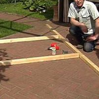 Gewächshaus selber bauen 3: Holzrahmen